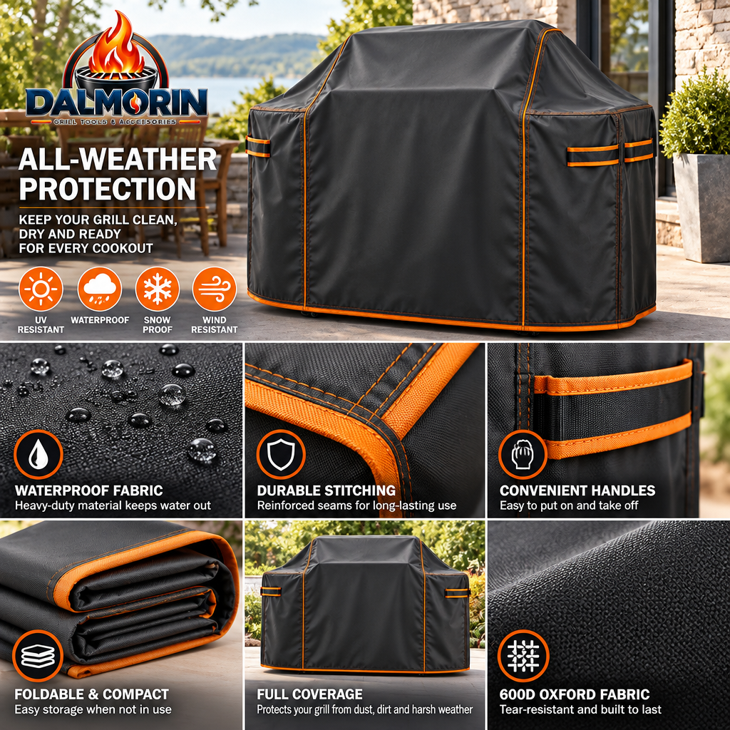 Heavy-Duty Outdoor BBQ Grill Cover