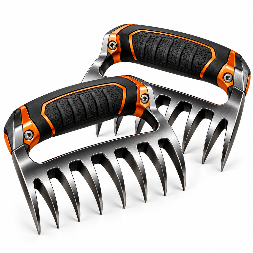 Heavy-Duty Stainless Steel Meat Shredder Claws – 2-Pack