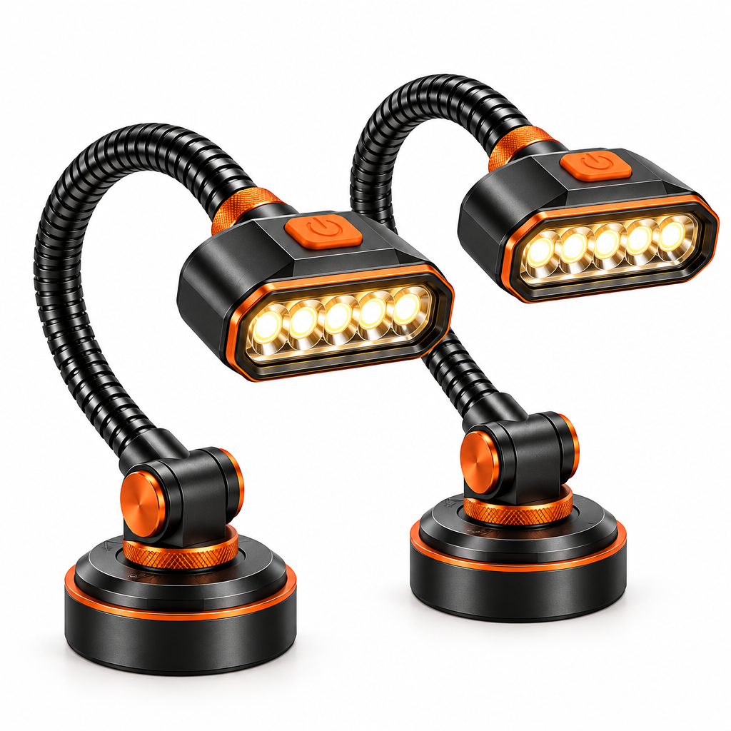 Flexible Magnetic LED Grill Lights – 2-Pack