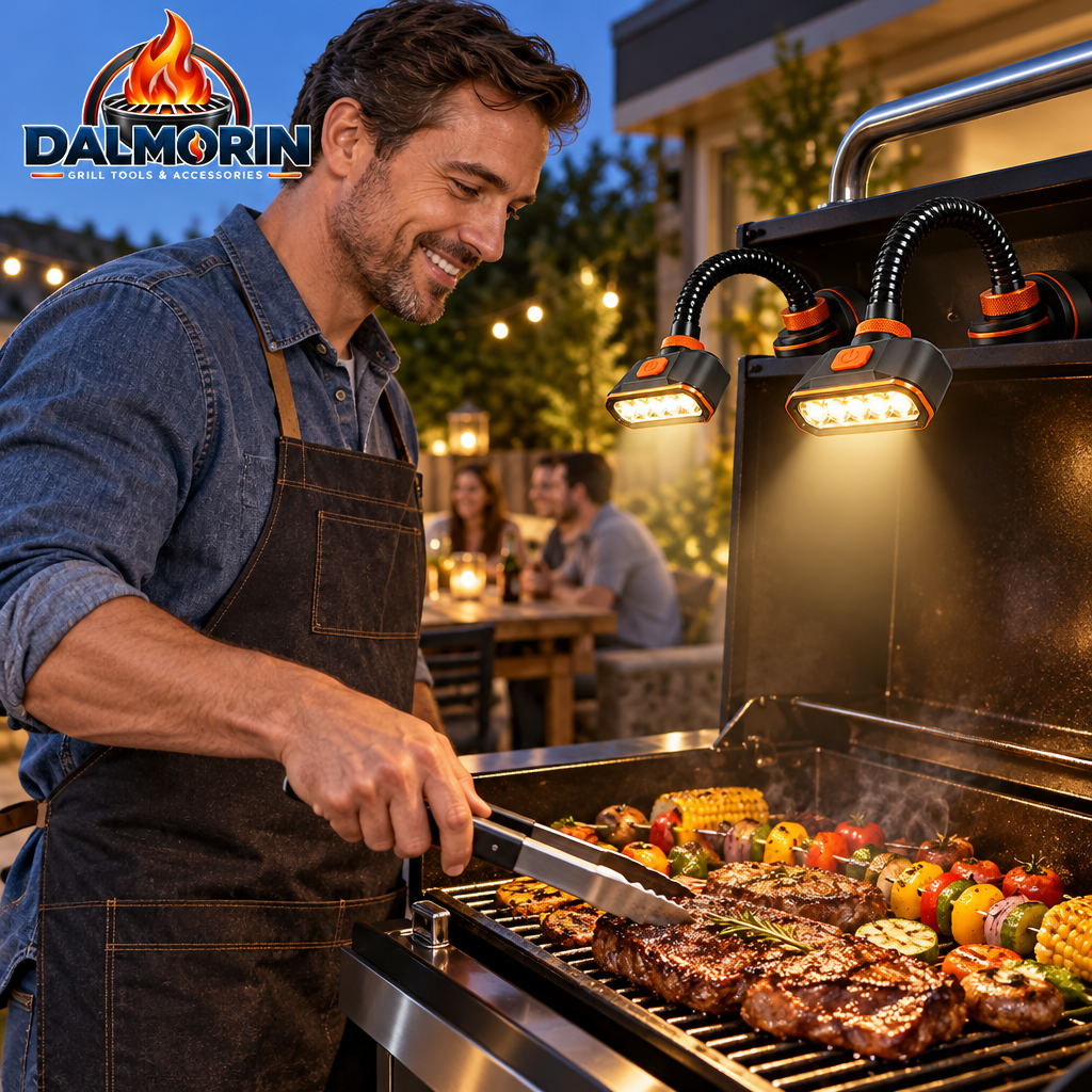 Flexible Magnetic LED Grill Lights – 2-Pack